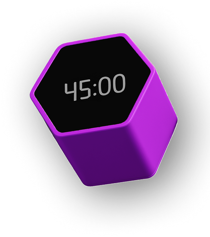 Pomobee smart hexagonal productivity timer device